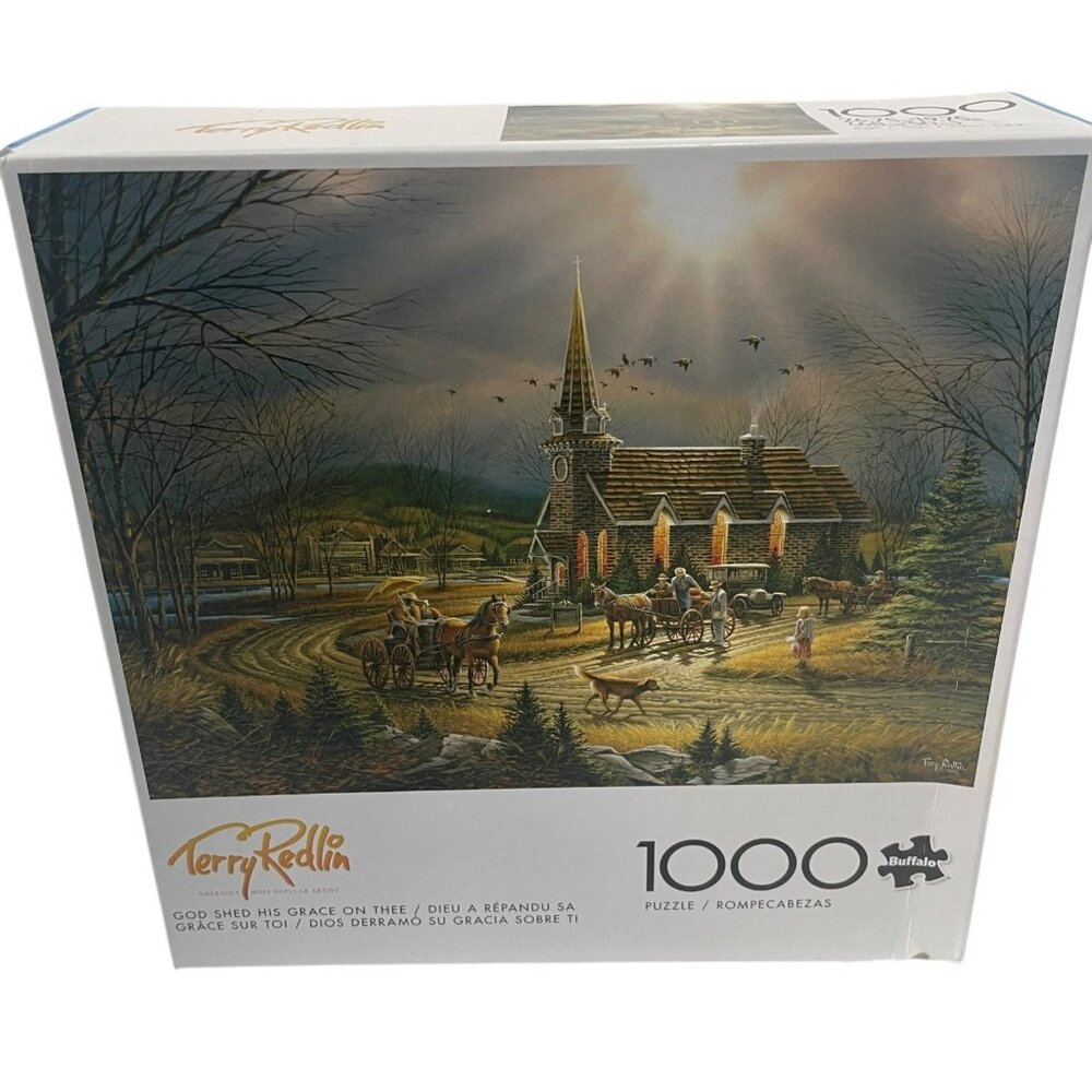 Buffalo Games 1000-Piece Jigsaw Puzzle God Shed His Grace On Thee 26.75x19.75 in